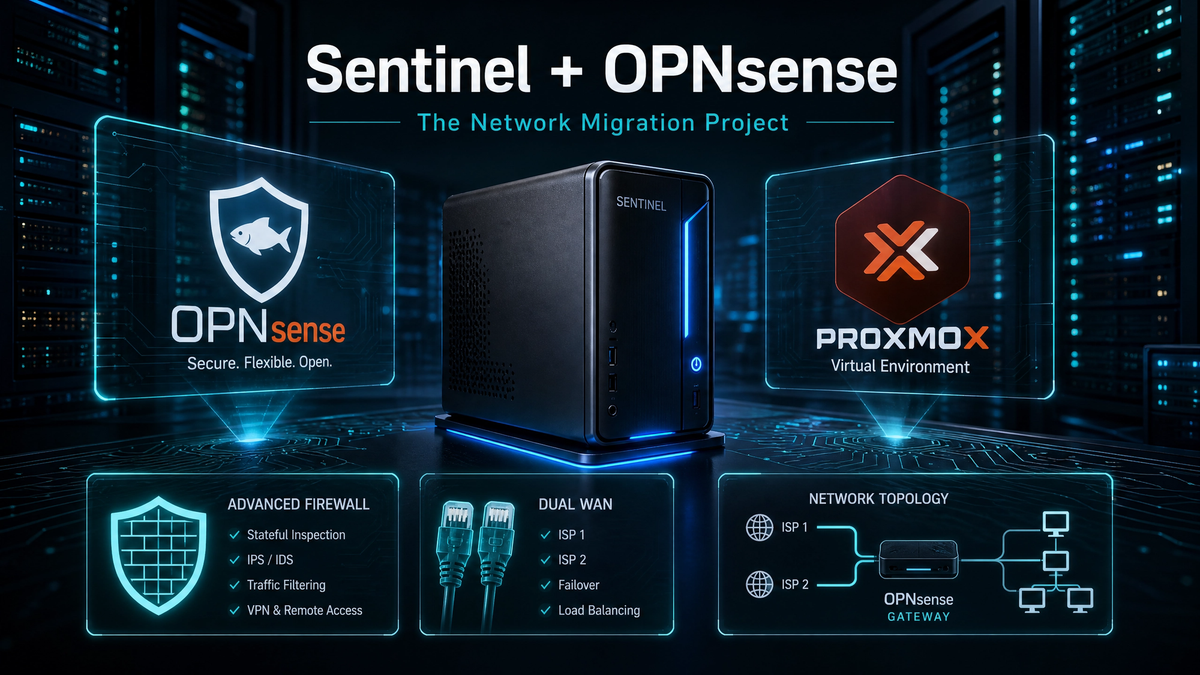 Sentinel + OPNsense: The Network Migration Project